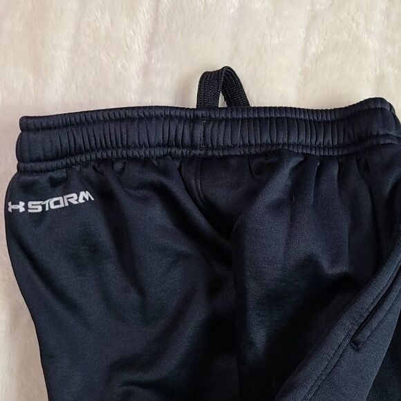 Under Armour STORM Fleece ColdGear Sweatpants YXS (8) Thick Winter Pants Sports - Picture 3 of 5